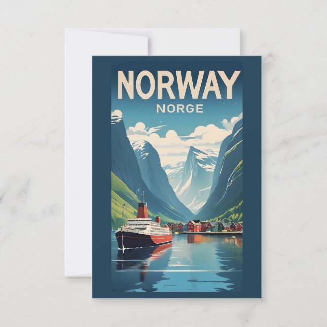 Texto personalizado Noruega (Frente)