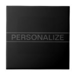 Texto personalizável | Cinzas negras e negras mode<br><div class="desc">Olhar contemporâneo falso.</div>