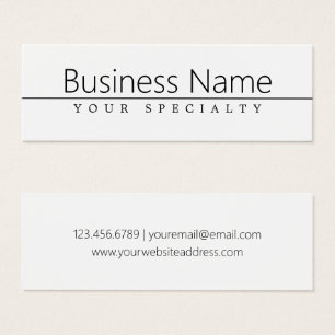 Texto preto clássico simples em branco