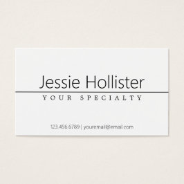 Texto preto clássico simples em branco