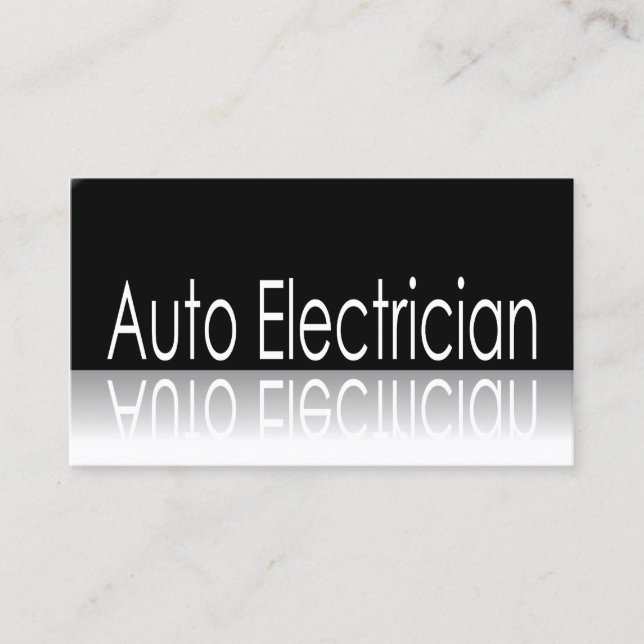 Texto Reflexo - Eletrônico Automático - Cartão de  (Frente)