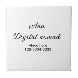 Texto simples mínimo adicione seu nome local cidad