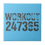 Texto vestido e arranhado Workout 247365 azul<br><div class="desc">Texto vestido e arranhado Workout 247365 em cinza com fundo azul. Perfeito para qualquer pessoa que esteja levantando, malhação, treinando, construindo carrocerias e indo para a academia.</div>