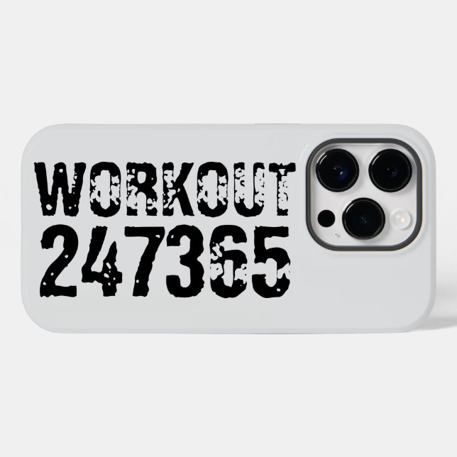 Texto vestido e arranhado Workout 247365 preto (Verso (horizontal))