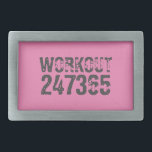 Texto vestido e arranhado Workout 247365 rosa<br><div class="desc">Texto vestido e arranhado Workout 247365 em cor de cinza com fundo rosa. Perfeito para qualquer pessoa que esteja levantando,  malhação,  treinando,  construindo carrocerias e indo para a academia.</div>