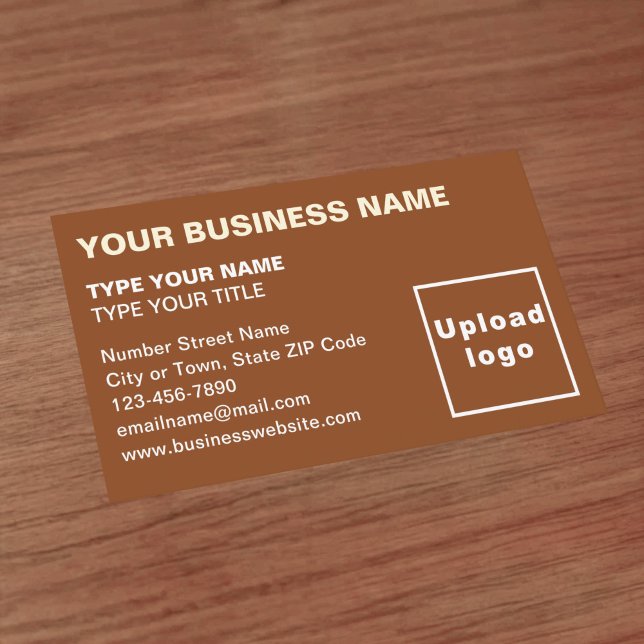 Textos Alinhados à Esquerda Cartão de visita (Front of the business card)