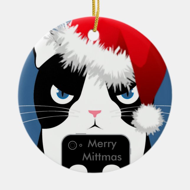 Textos dos enfeites de natal redondos dos mitenes (Frente)