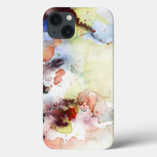 Textura abstrata do grunge da aguarela com pintura