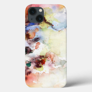 Textura abstrata do grunge da aguarela com pintura