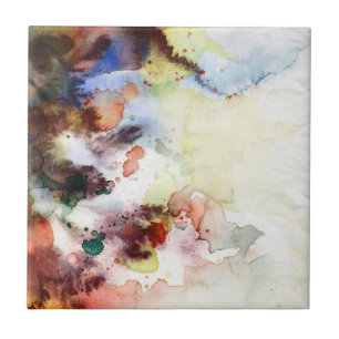 Textura abstrata do grunge da aguarela com pintura