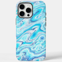 Textura Abstrato de mármore azul-colorido no ocean