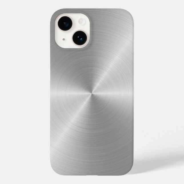 Textura circular brilhante de metal polido (Verso)