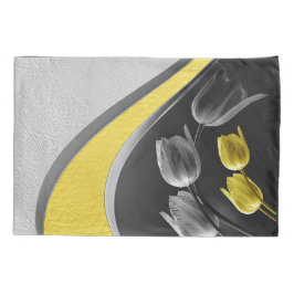 textura das cinzas e das tulipas amarelas 2021