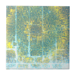 Textura de abstrato Art Amarelo Turquesa Azul Páli