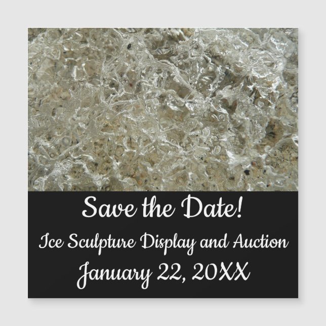 Textura de Abstrato de gelo glacial (Frente)