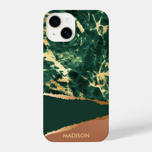 Textura de Abstrato de mármore verde (Verso)