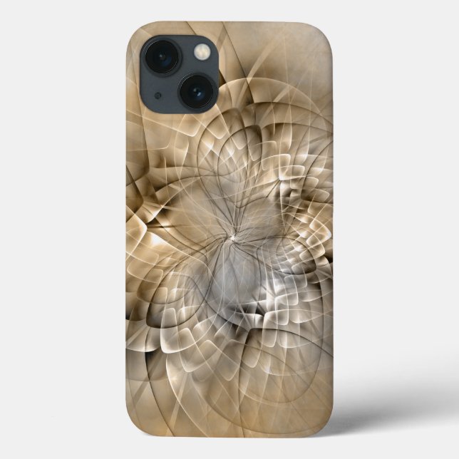 Textura de Arte Fractal Moderna Abstrata Tons da T (Verso)