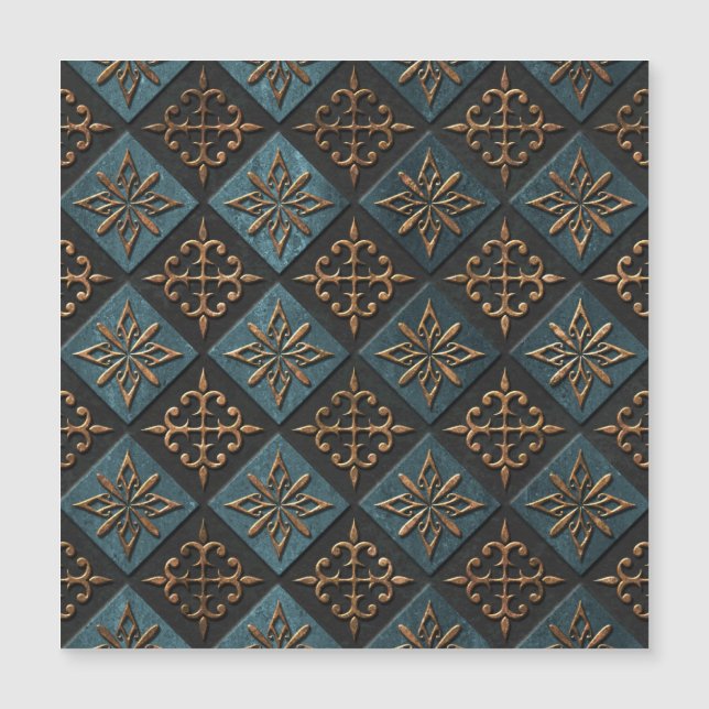 Textura de bronze com padrão de escultura. (Frente)