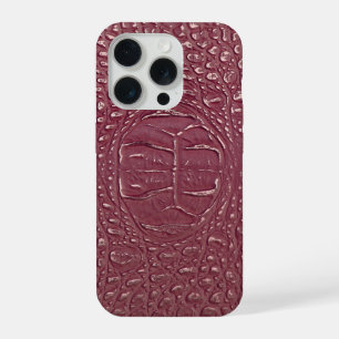Textura de couro de crocodilo Taupe moderna