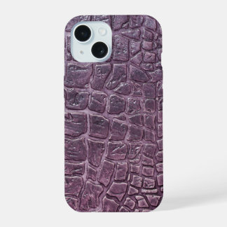 Textura de couro de crocodilo Taupe moderna