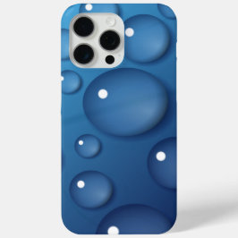 Textura de gota de água azul