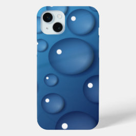 Textura de gota de água azul