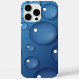 Textura de gota de água azul