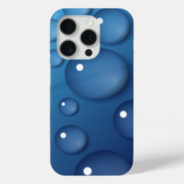 Textura de gota de água azul