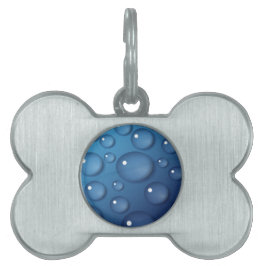 Textura de gota de água azul