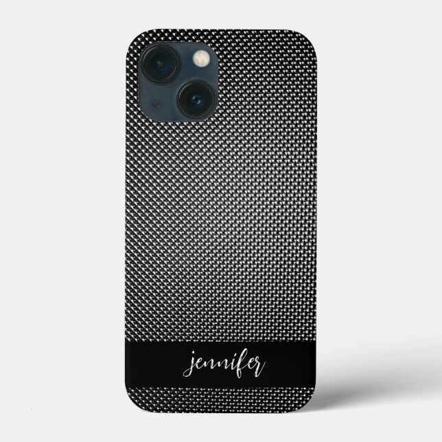 Textura de grade de Abstrato de nome personalizáve (Verso)