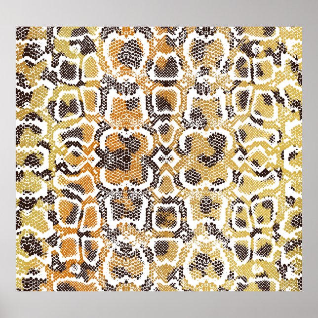Textura de impressão de animais de Cobra de Leopar (Frente)
