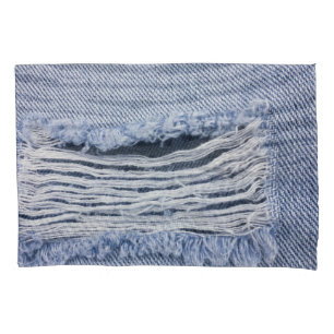 Textura de Jeans rasgados azuis claros