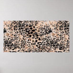 Textura de leopardo, padrão de impressão de animai