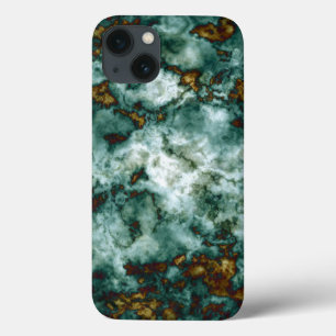 Textura de mármore verde com veias