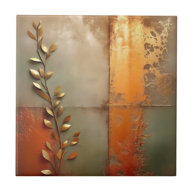 Textura de metal Vestido em cobre (Frente)