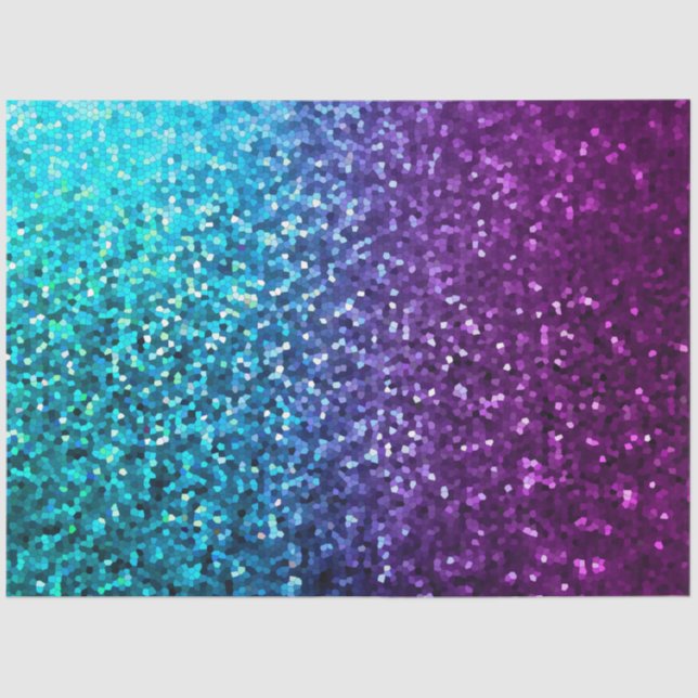 Textura de Mosaico Sparkley de Papel Tecido (Frente )