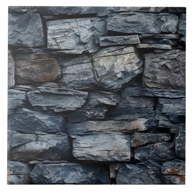 Textura de Parede de Pedra (The complete printed tile design. Tiles sold individually.)
