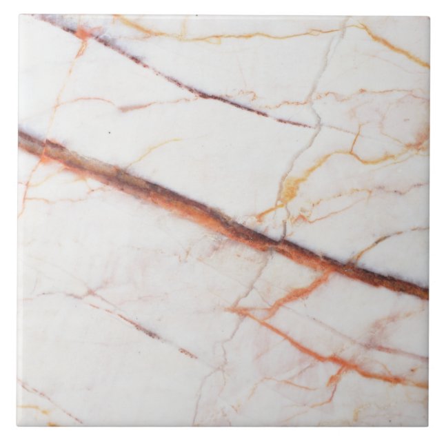 Textura de Pedra Natural Elegante com Veios Laranj (Frente)