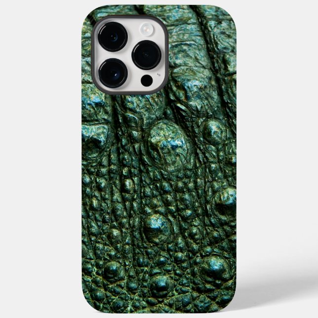 Textura de Pele de Alligador Verde (Verso)