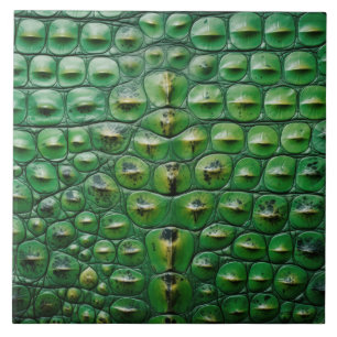textura de pele de crocodilo animal verde escama s