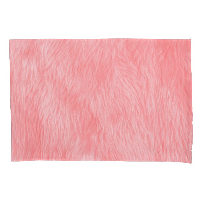 Textura de pele de lã rosa macia (Frente)