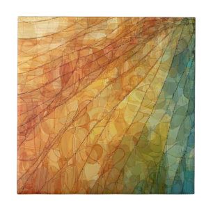 Textura em rugas, Azulejo de cerâmica Laranja, Ama