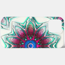 Textura floral de desenho de ciano metálico a tint