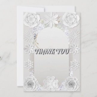 Textura Floral Emboscada Obrigado Cartão De Casame