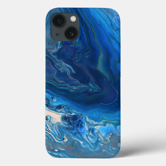 Textura Fluida de Agato Azul Marble (Verso)