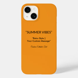 Textura Laranja Retro – Arte de Vibrações de Verão