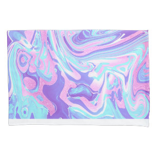 Textura Líquida do Mármaco Azul e Roxo