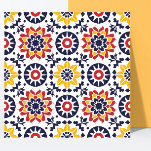 Textura Moderna Papel Picado Mexicano Colorido