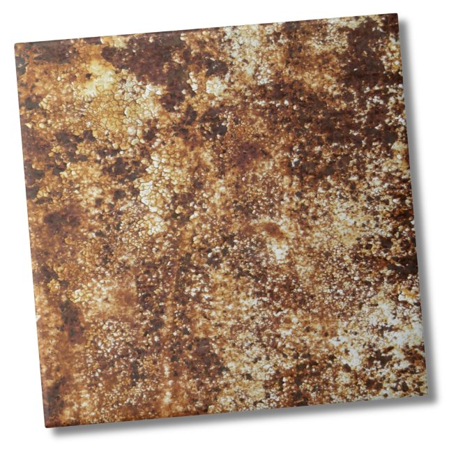 Textura na moda russa (Stylish Rustic Vintage Industrial Rust Texture Ceramic Tile)