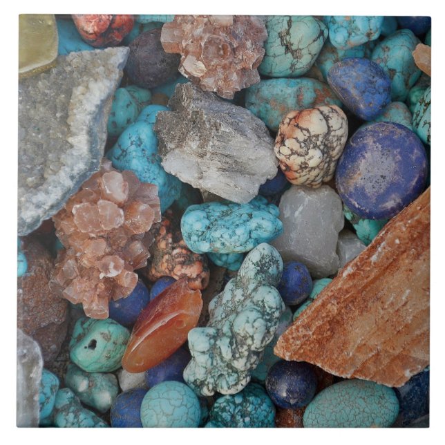 Textura natural de pedras coloridas pedras (Frente)